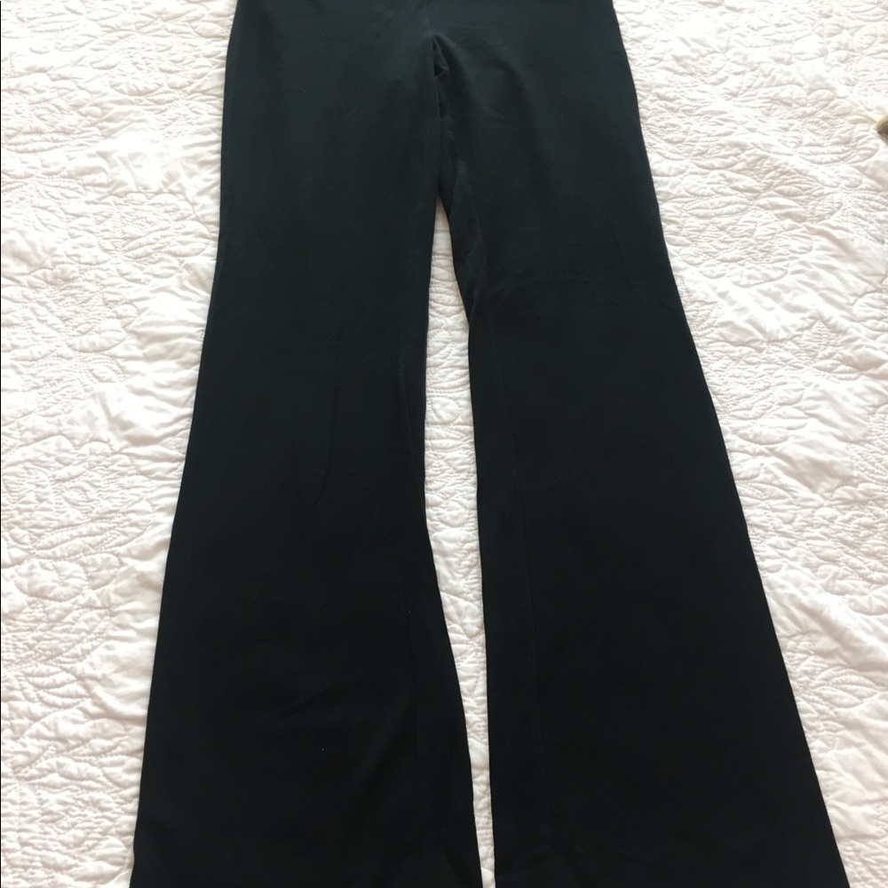 Victoria’s Secret foldover yoga pants black zebra